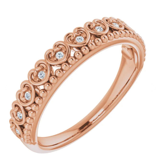 Stackable Ring #151 with Diamonds