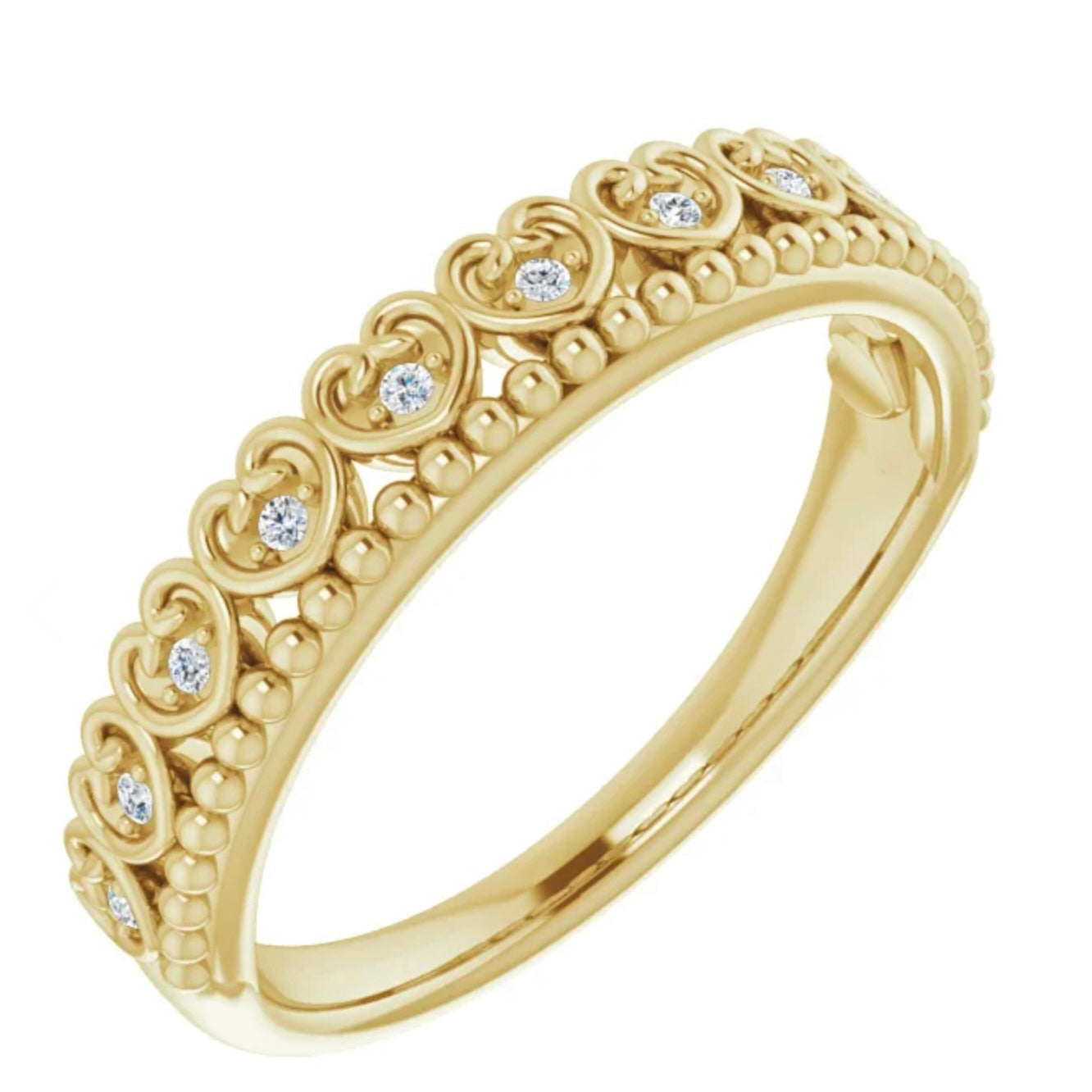 Stackable Ring #151 with Diamonds