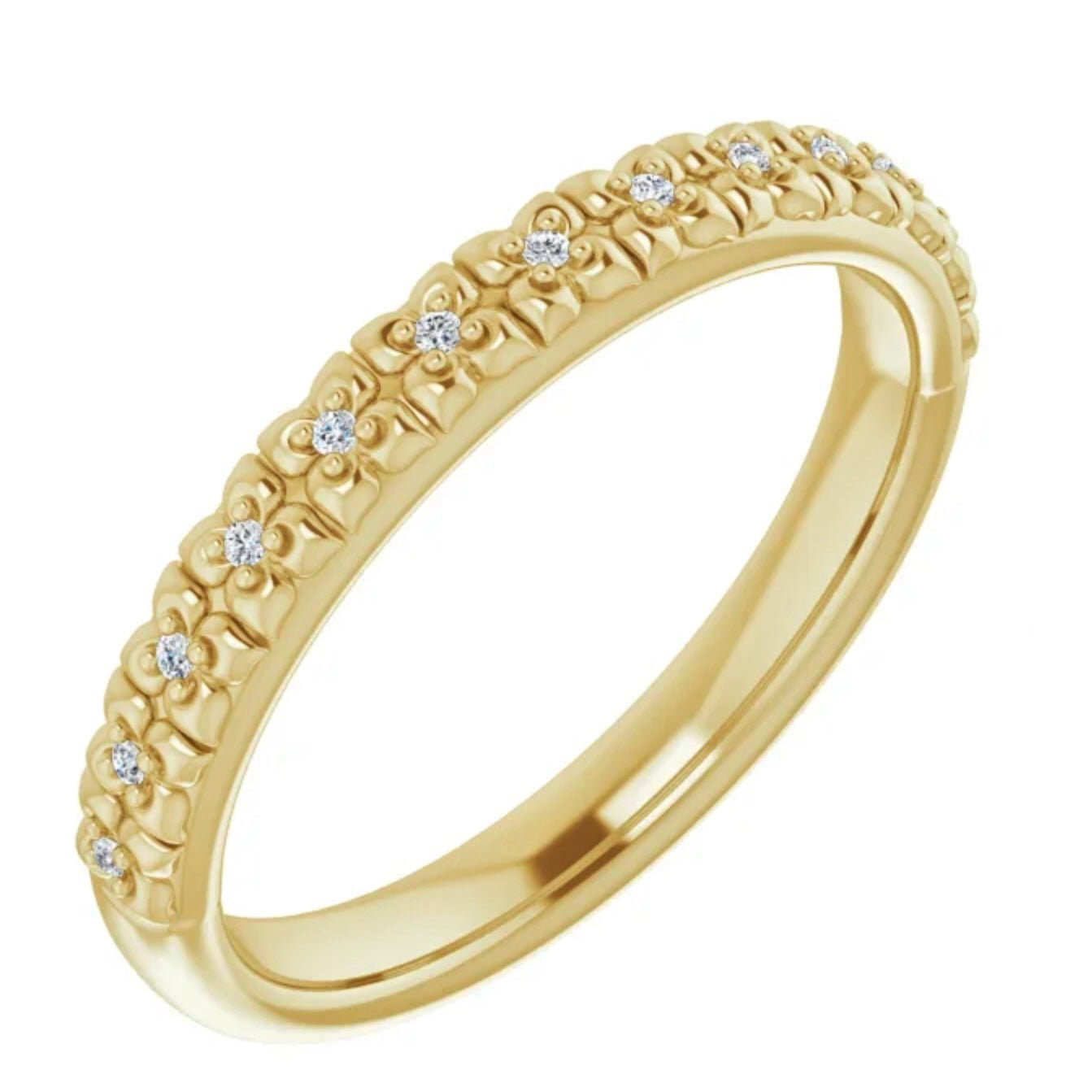 Stackable Ring #150 with Diamonds