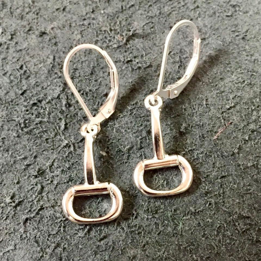 Half Snaffle Bit Dangle Earrings