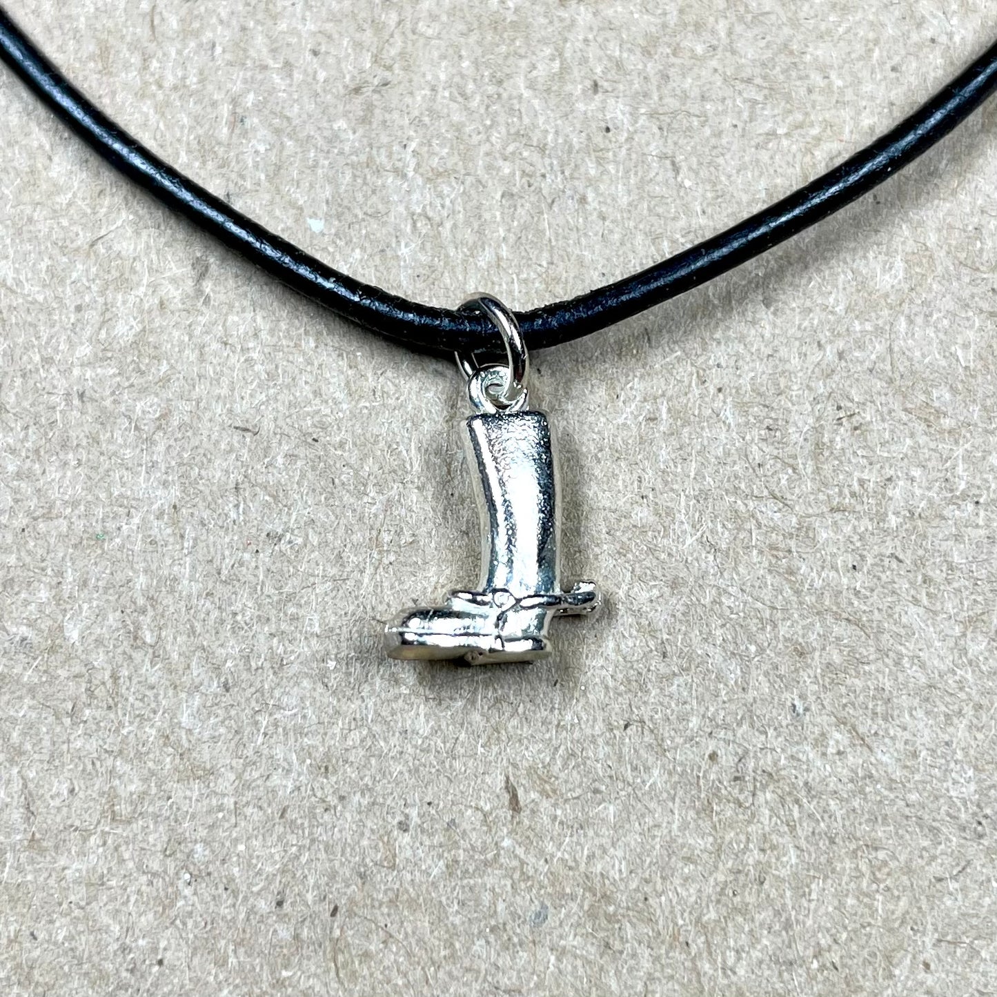 English Tall Boot, Pendant - Charm