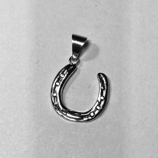 Racing Plate Horseshoe Pendant