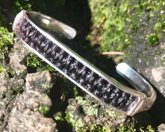 Horsehair Bracelet, Woven Bangle