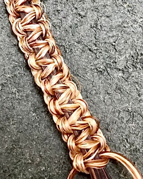 Horsehair Ring, Woven Channel Band