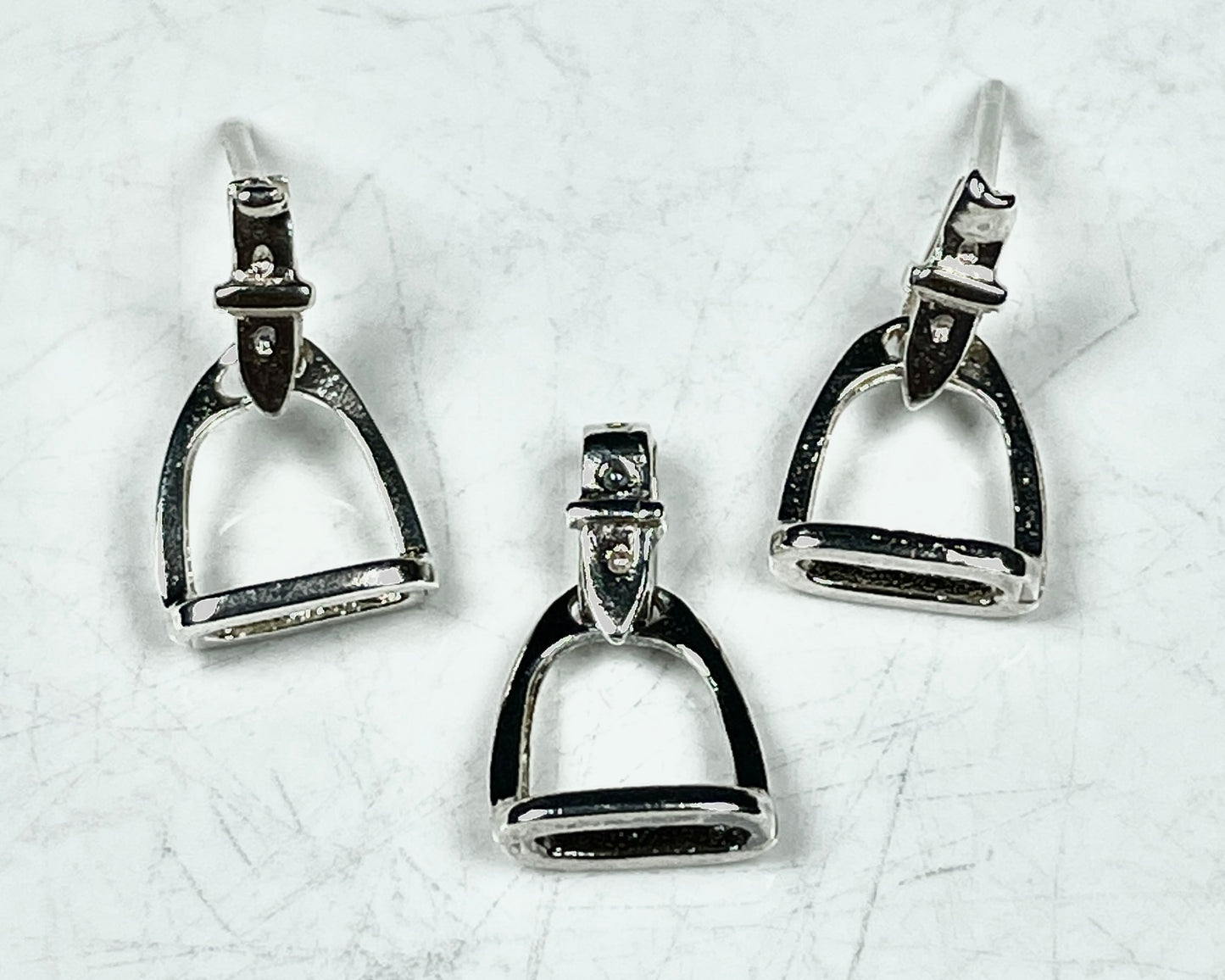 English Irons & Leathers, Pendant & Earring Set