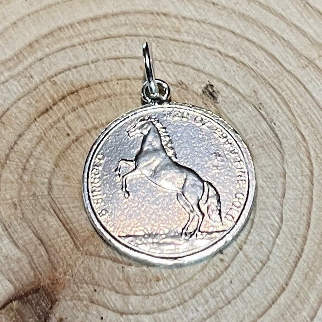 Horse Coin Replica, Pendant - Charm