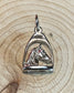 Horse Head in English Irons, Pendant - Charm