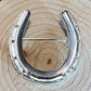 Horseshoe Racing Plate, Pin - Brooch