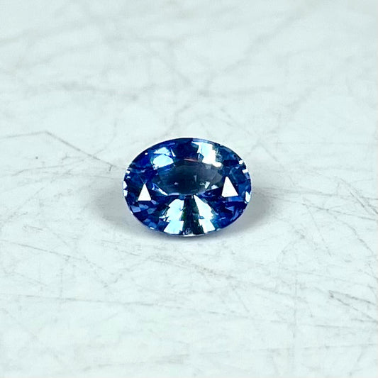 Sapphire - Oval, Ceylon Color, ~0.71ct