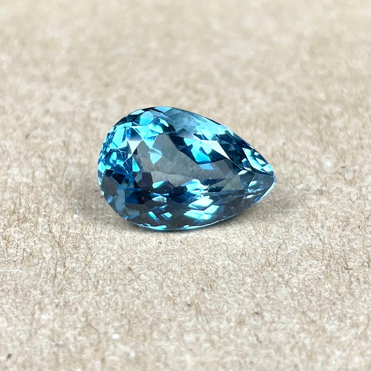 Topaz - Blue Pear Shape, ~10.54ct