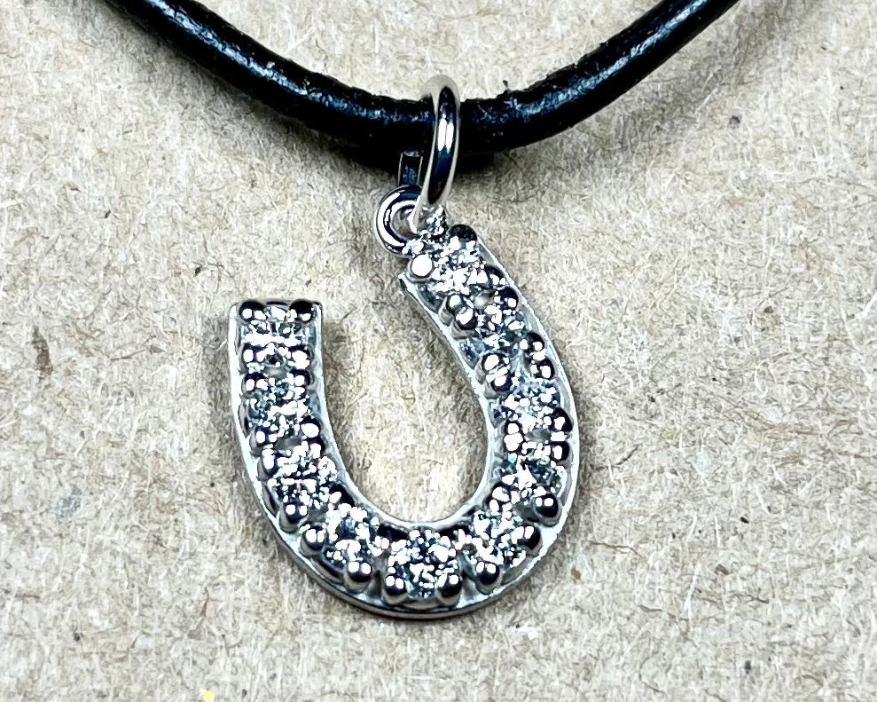 Horseshoe Diamond Pendant