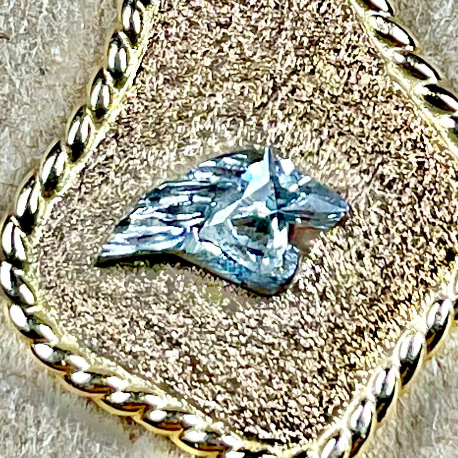 Horse Head Shape Diamond Pendant