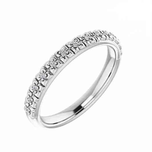 Stackable Ring #150 with Diamonds