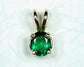 Emerald & Gold Pendant