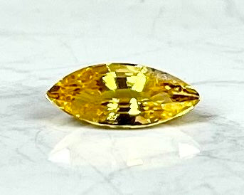 Sapphire - Marquise, Golden Yellow Sapphire, ~0.93ct